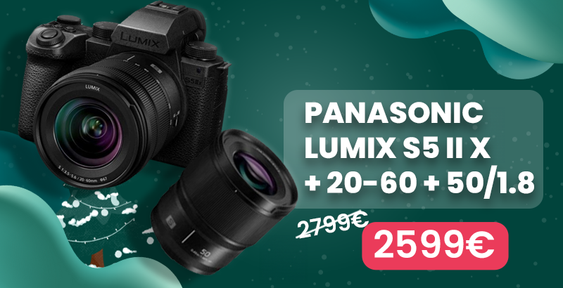 PANASONIC LUMIX S5 II X + 20-60 + 50/1.8