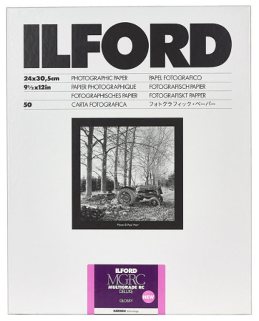 ILFORD<br/>MGRC DELUXE GLOSSY 24X30.5 CM x50