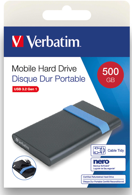 VERBATIM<br/>disque dur 500go.verbatim.reconditionne.