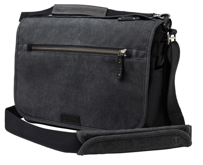 TENBA<br/>SAC EPAULE COOPER 13 SLIM GRIS