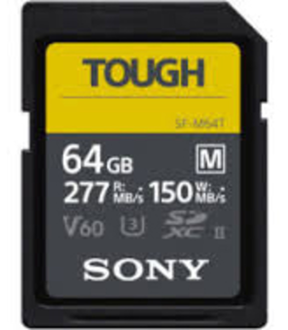 SONY<br/>CARTE SD UHS-II M TOUGH SERIE CL10 U3 64