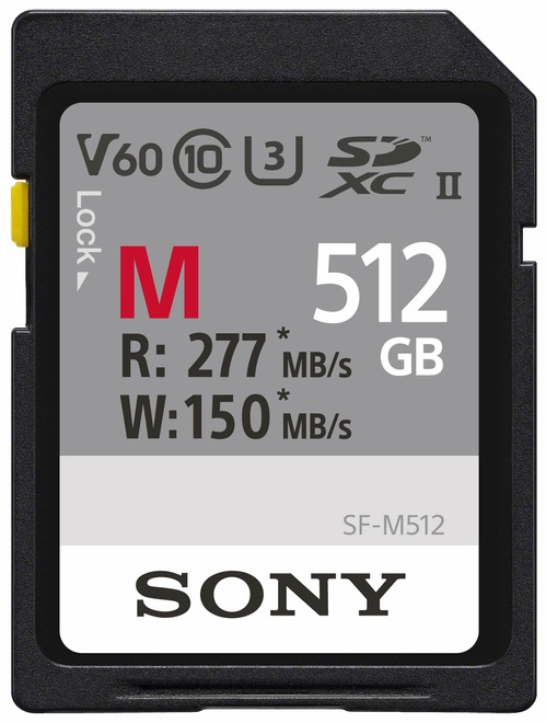 SONY<br/>SDXC 512 GB UHS II