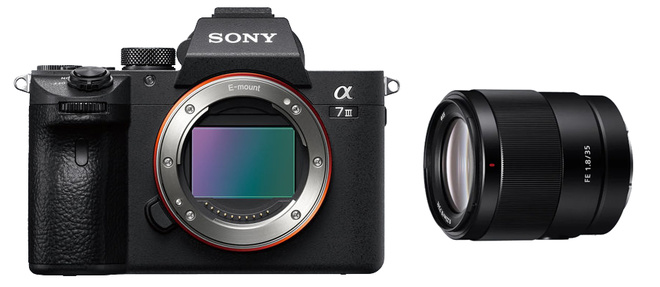 SONY<br/>ALPHA 7 III + SEL35F18F