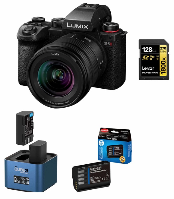 PANASONIC<br/>DCS 5 M 2 KE + BAT + CHARG + SD 128