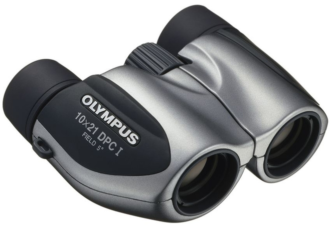 OLYMPUS<br/>JUMELLES DPC I - 10X21 ARGENT + ETUI