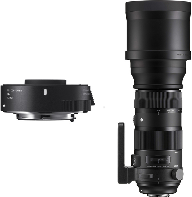 SIGMA<br/>150-600/5-6.3 DG SPORT NIKON + TC1401