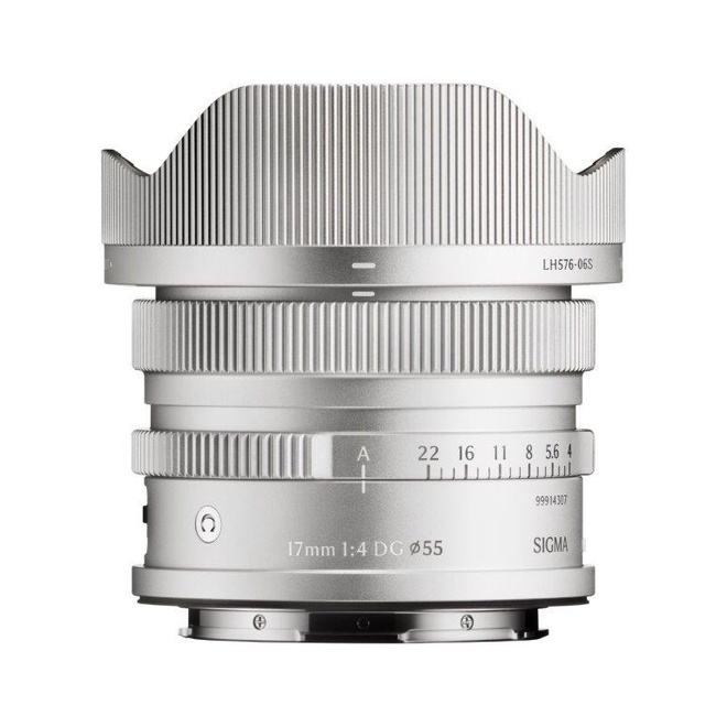 SIGMA<br/>17MM F4 DG CONTEMPORARY L-MOUNT SILVER