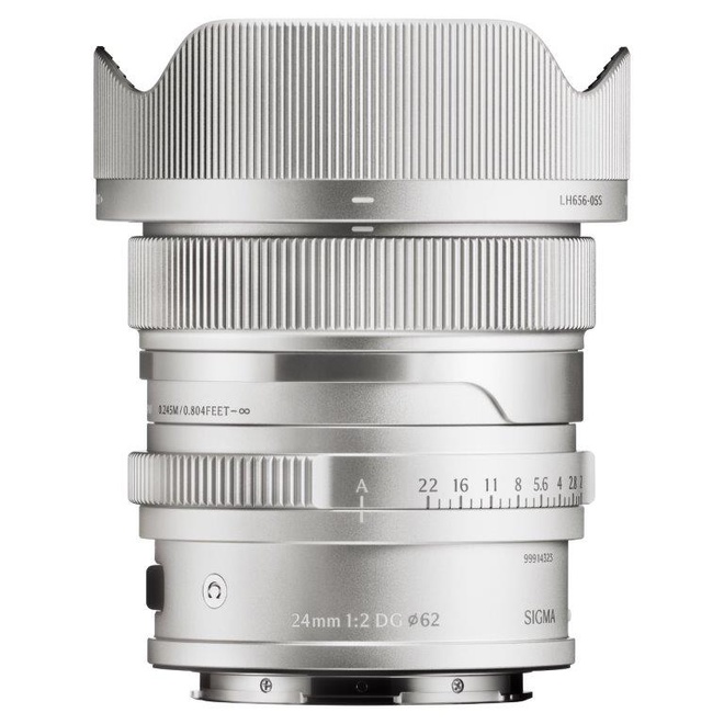 SIGMA<br/>24MM F2 DG CONTEMPORARY L-MOUNT SILVER