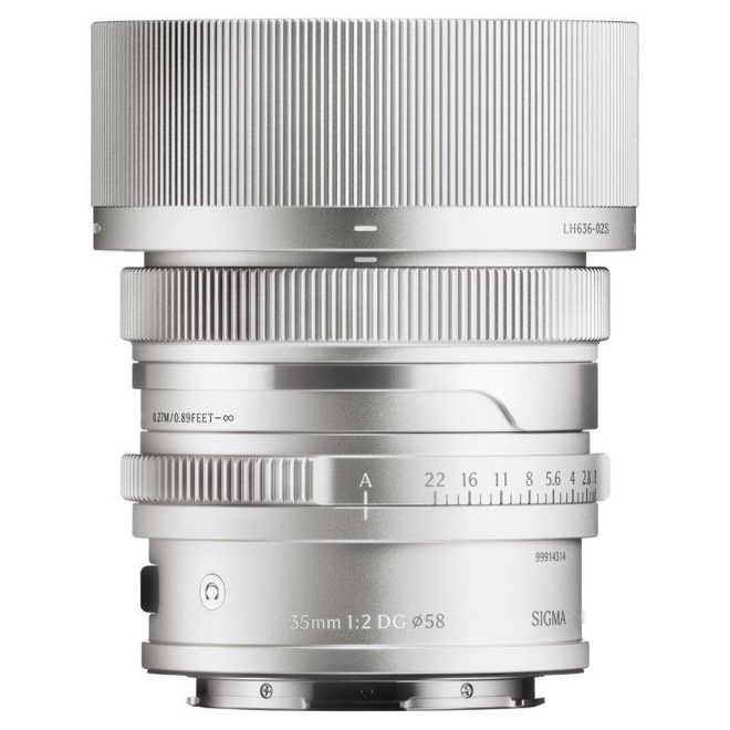 SIGMA<br/>35MM F2 DG CONTEMPORARY L-MOUNT SILVER