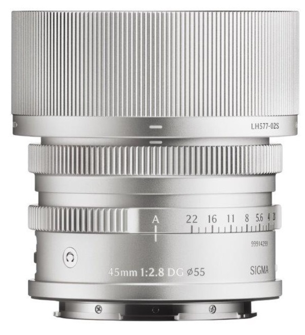 SIGMA<br/>45/2.8 DG CONTEMPORARY L-MOUNT SILVER