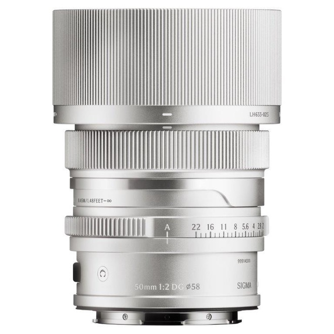 SIGMA<br/>50MM F2 DG CONTEMPORARY L-MOUNT SILVER