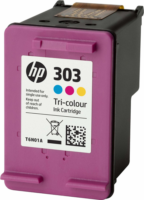 HEWLETT PACKARD<br/>cart 3 couleur HP303.