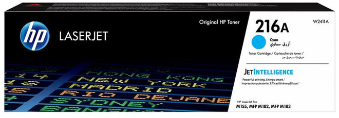 HEWLETT PACKARD<br/>toner 216 cyan pr MFP M 183