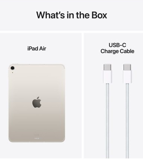 APPLE<br/>IPAD AIR 11 CELLULAR.1tb.starlight.