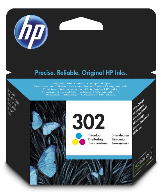 HEWLETT PACKARD<br/>cartouche HP302.couleur.