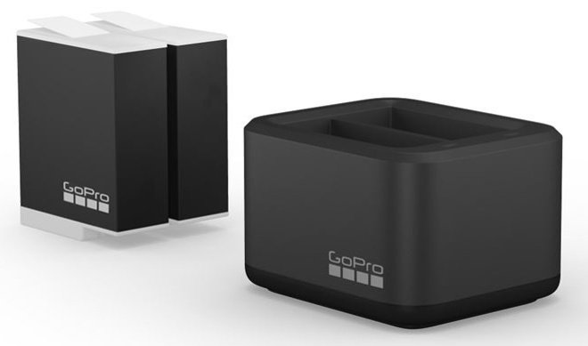 GOPRO<br/>CHARGEUR DOUBLE + ENDURO HERO 11/12