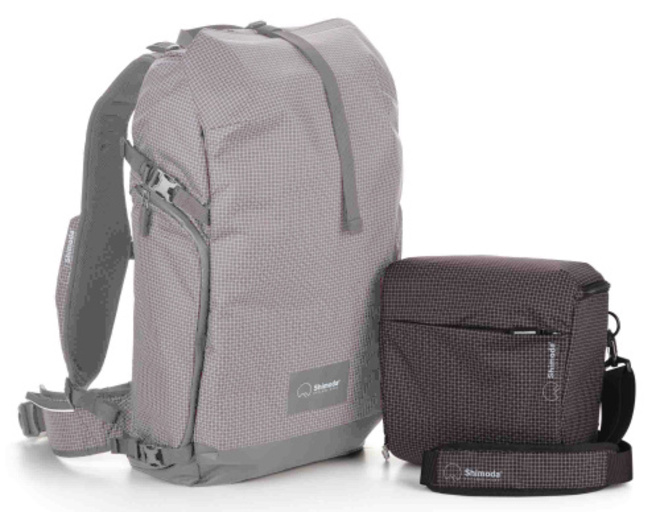 SHIMODA<br/>TOP LOADER NOIR BLANC TAILLE M