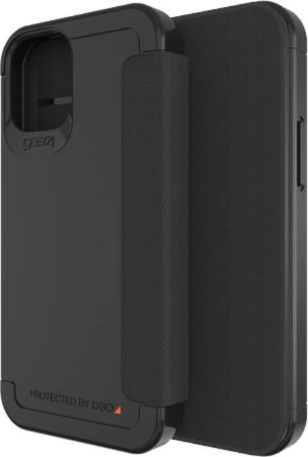 GEAR 4 etui antic wembey flip noir p/ip 12 mini