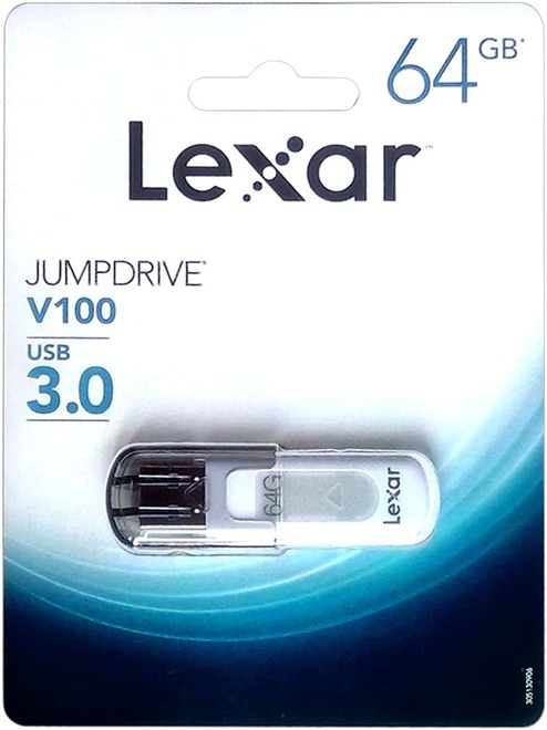 LEXAR<br/>CLE USB JUMPDRIVE V100 USB 3.0 64GB