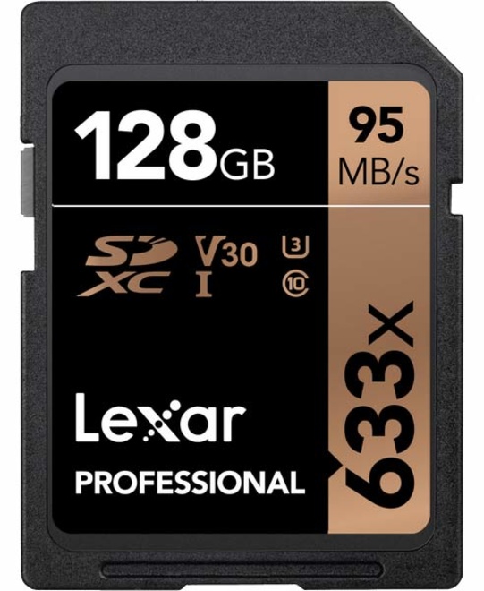 LEXAR SDXC 128GB 633X PRO UHS1 U3 CL10