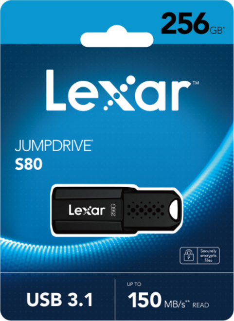 LEXAR<br/>CLE USB JUMPDRIVE S80 256GB 3.1