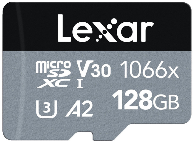 LEXAR<br/>MICROSD SILVER UHS-I 1066X 128GB V30