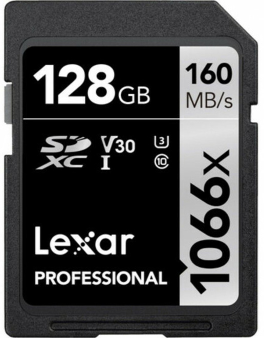 LEXAR SDXC 128GB 1066X PRO UHS-II U3 CLASS 10