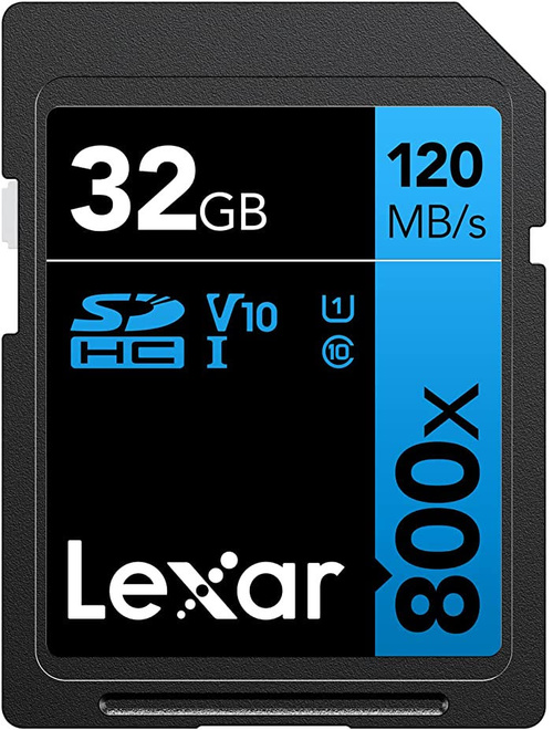 LEXAR<br/>SDHC 32 GB 800X PROFESSIONAL UHS-I U1