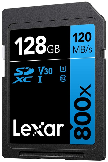 LEXAR<br/>SDXC 128 GB 800X PROFESSIONAL