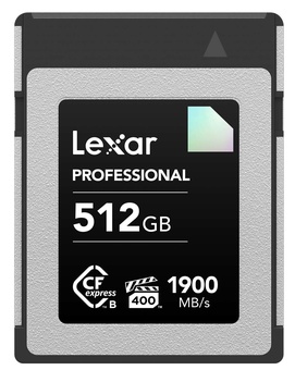 LEXAR<br/>CFEXPRESS PRO TYPE B DIAMOND 512GB