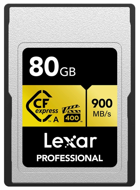 LEXAR<br/>CFEXPRESS 80GB TYPE A - CARTE GOLD