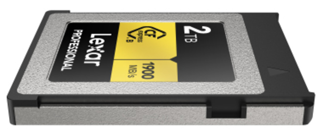 LEXAR<br/>CFEXPRESS PRO TYPE B GOLD 2TB