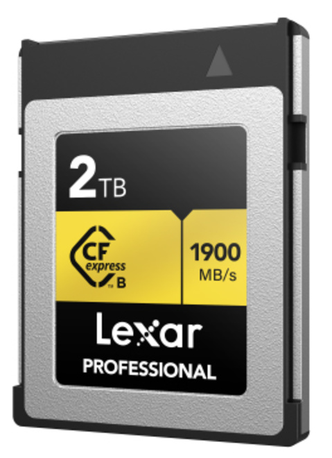 LEXAR<br/>CFEXPRESS PRO TYPE B GOLD 2TB