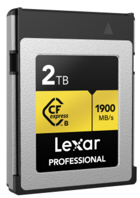LEXAR<br/>CFEXPRESS PRO TYPE B GOLD 2TB