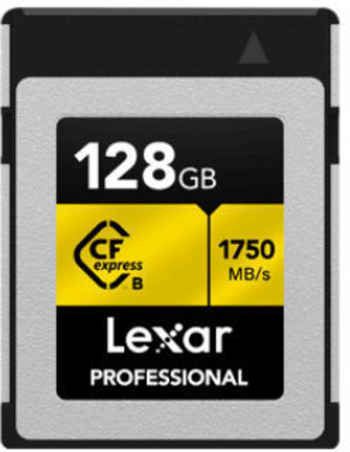 LEXAR<br/>CFEXPRESS PRO TYPE B GOLD SERIES 128GB