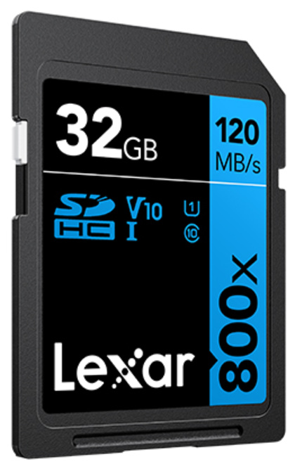 LEXAR<br/>SDHC 800X PRO BLUE SERIES 32GB UHS-1 V10