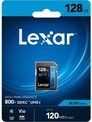 LEXAR<br/>SDXC 800X PRO BLUE SERIES 128GB UHS1 V30