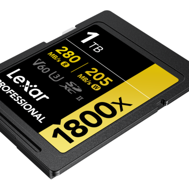 LEXAR<br/>SD PRO GOLD UHS-II 1800X 1TB V60