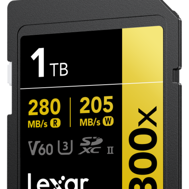 LEXAR<br/>SD PRO GOLD UHS-II 1800X 1TB V60