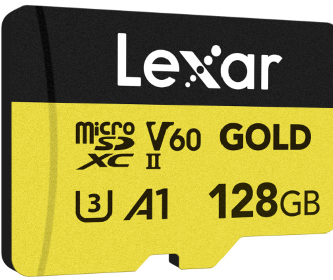 LEXAR<br/>MICROSDXC GOLD UHS-II 128GB V60