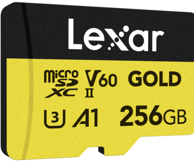 LEXAR<br/>MICROSDXC GOLD UHS-II 256GB V60