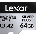 LEXAR<br/>MICROSDXC SILVER PLUS UHS-1 64G V30