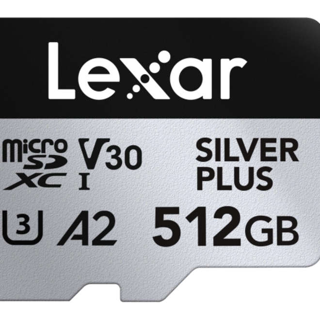 LEXAR<br/>MICROSDXC SILVER PLUS UHS-1 512GB V30