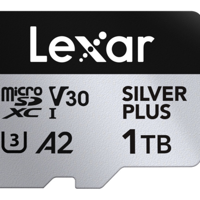 LEXAR<br/>MICROSDXC SILVER PLUS UHS-1 1TB V30