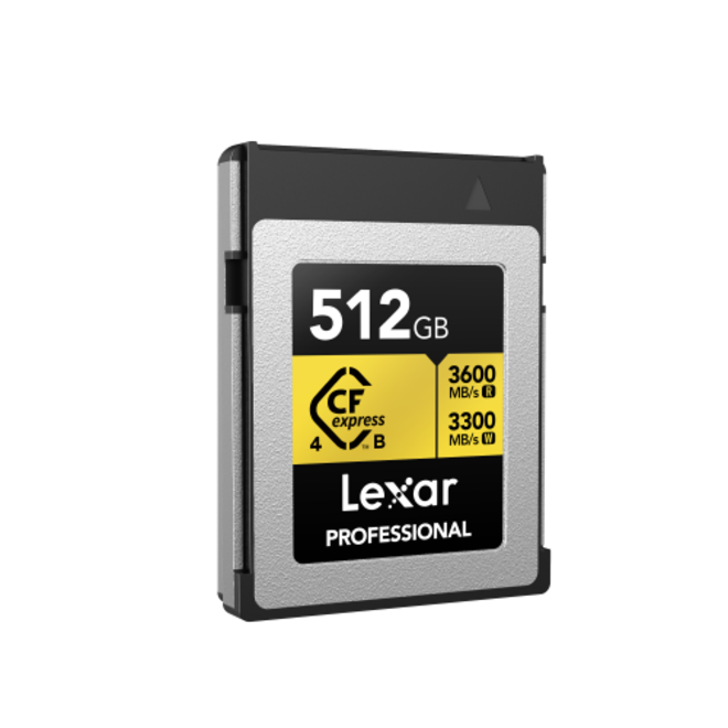 LEXAR<br/>CFEXPRESS PRO TYPE B GOLD 4.0 512GB