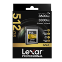 LEXAR<br/>CFEXPRESS PRO TYPE B GOLD 4.0 512GB