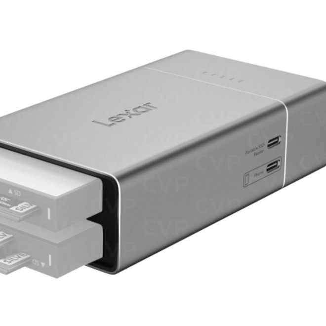 LEXAR<br/>WORKFLOW GO PORTABLE AVEC 2 MODULES