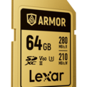 LEXAR<br/>SDXC PRO GOLD ARMOR UHS-II 64GB V60