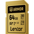 LEXAR<br/>SDXC PRO GOLD ARMOR UHS-II 64GB V60