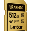 LEXAR<br/>SDXC PRO GOLD ARMOR UHS-II 512GB V60
